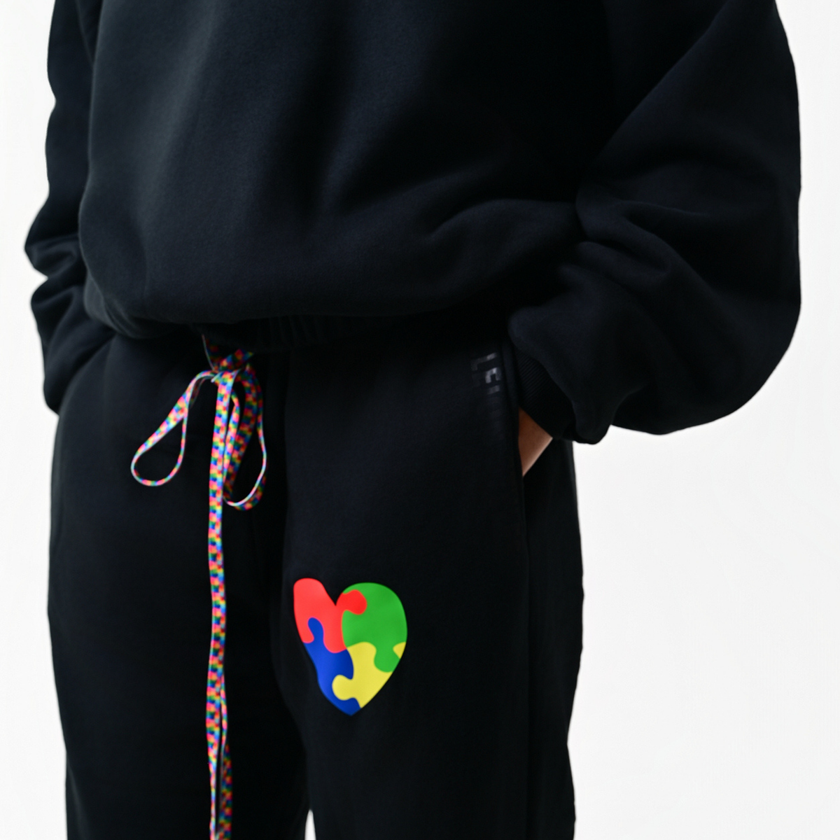 Autism Awareness Premium Jacket — Midnight Black