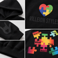 Autism Awareness Premium Hoodie — Midnight Black