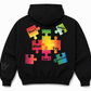 Kids Autism Awareness Premium Jacket — Midnight Black