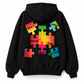 Autism Awareness Premium Hoodie — Midnight Black