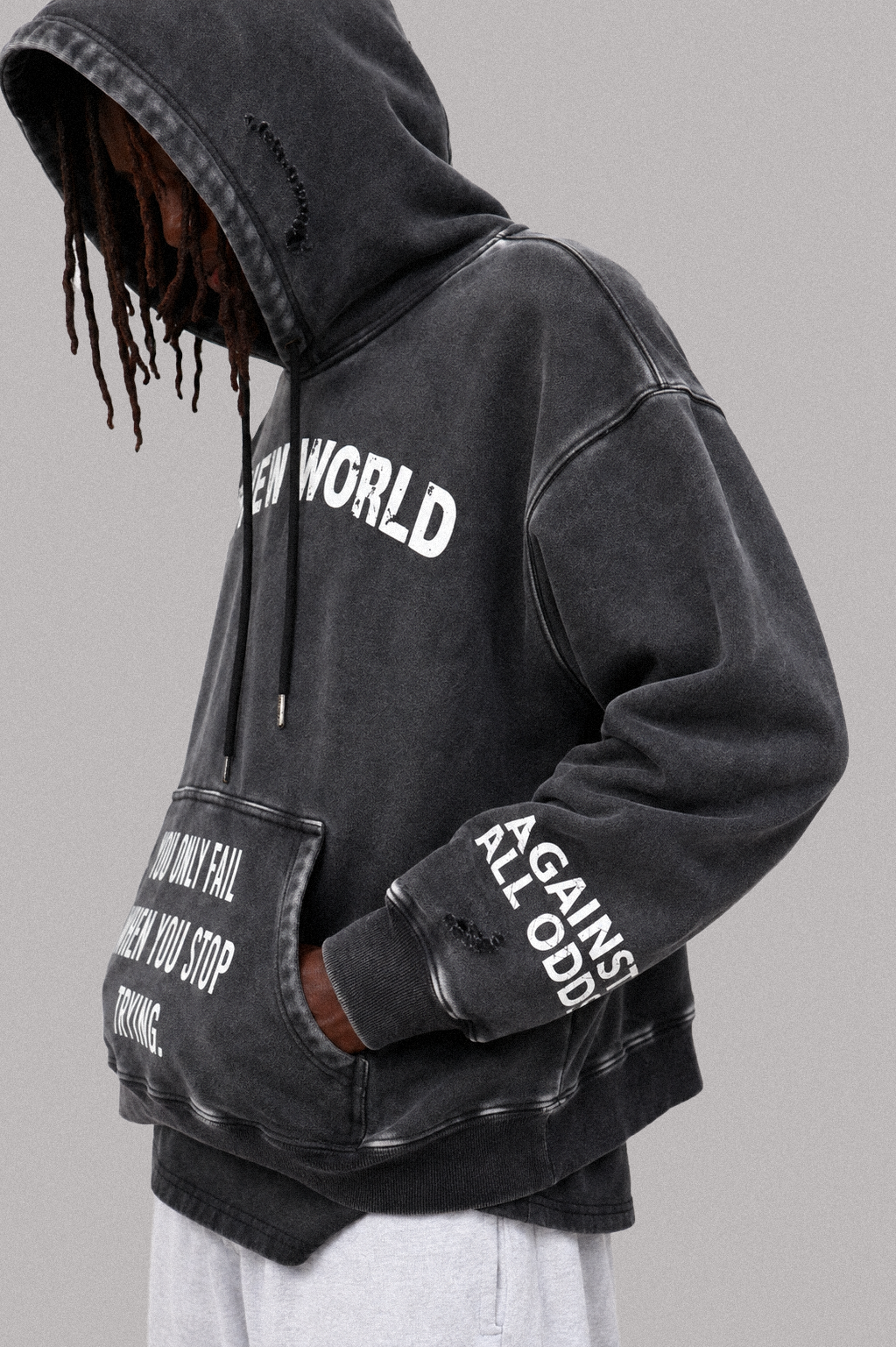 ME VS THE WORLD™ — BROKEN WORLD HOODIE