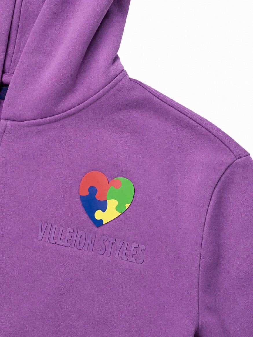 Autism Awareness Premium Jacket — Royal Purple