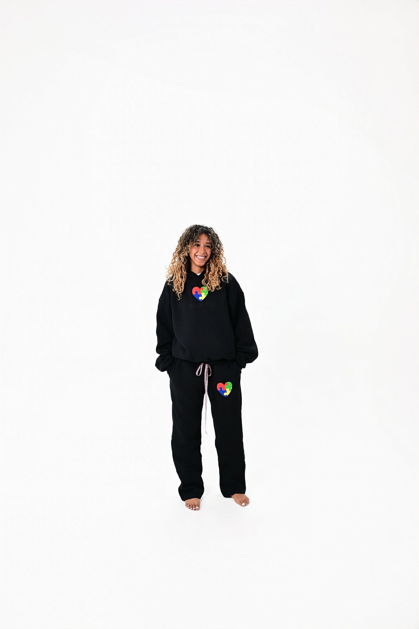 Autism Awareness Premium Hoodie — Midnight Black