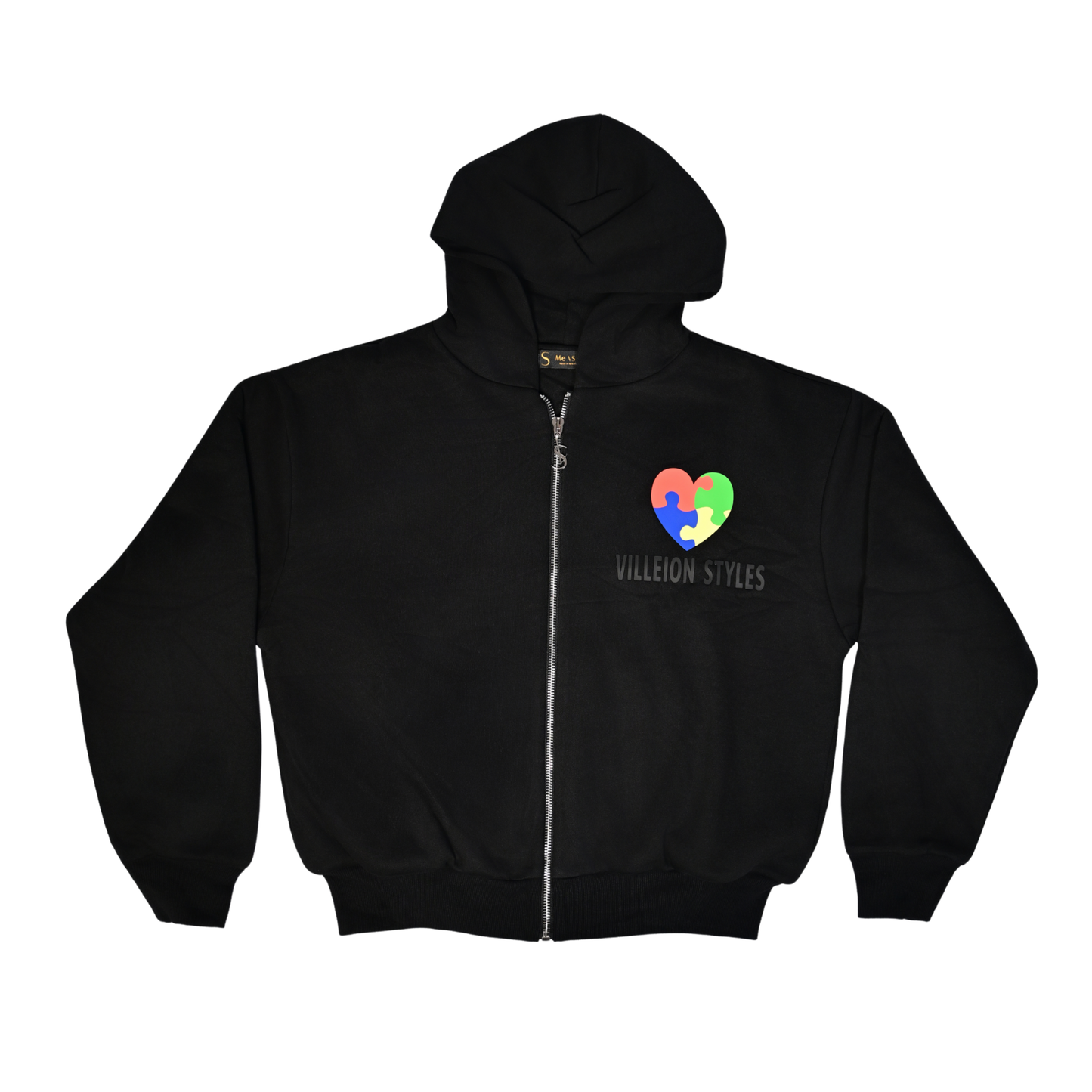 Autism Awareness Premium Jacket — Midnight Black