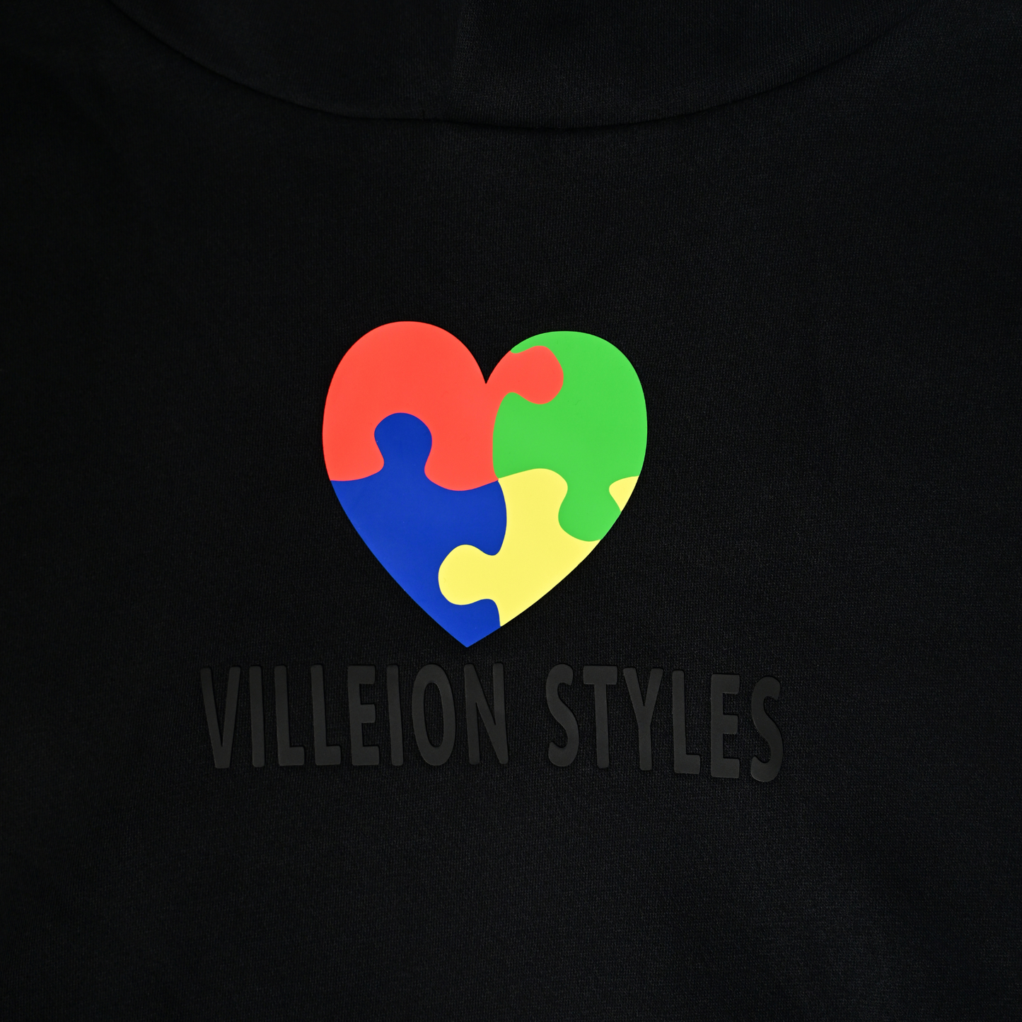 Autism Awareness Premium Hoodie — Midnight Black