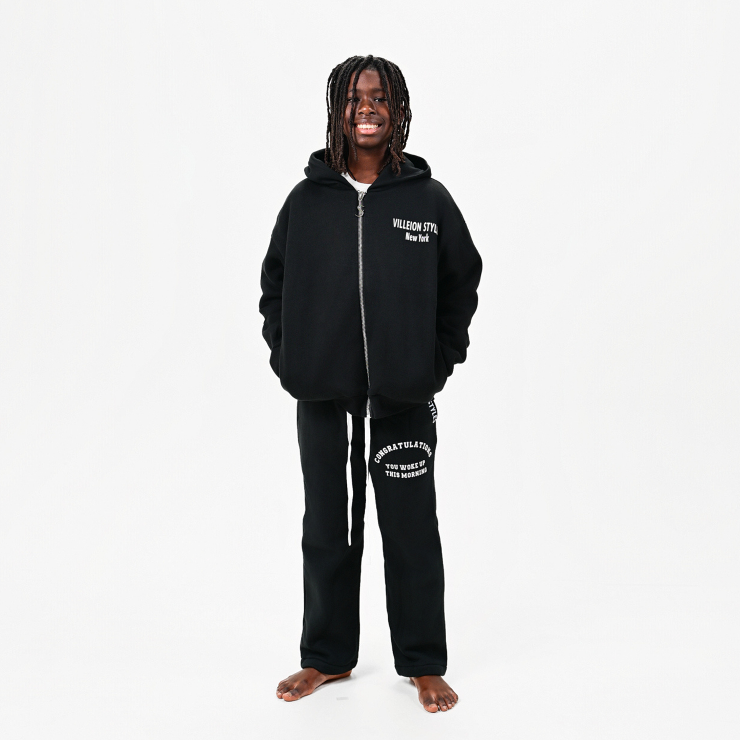 Kids Mind Over Matter Premium Jacket — Black