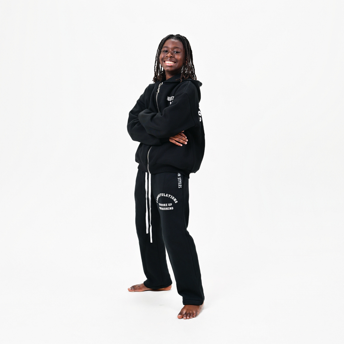 Kids Mind Over Matter Premium Jacket — Black