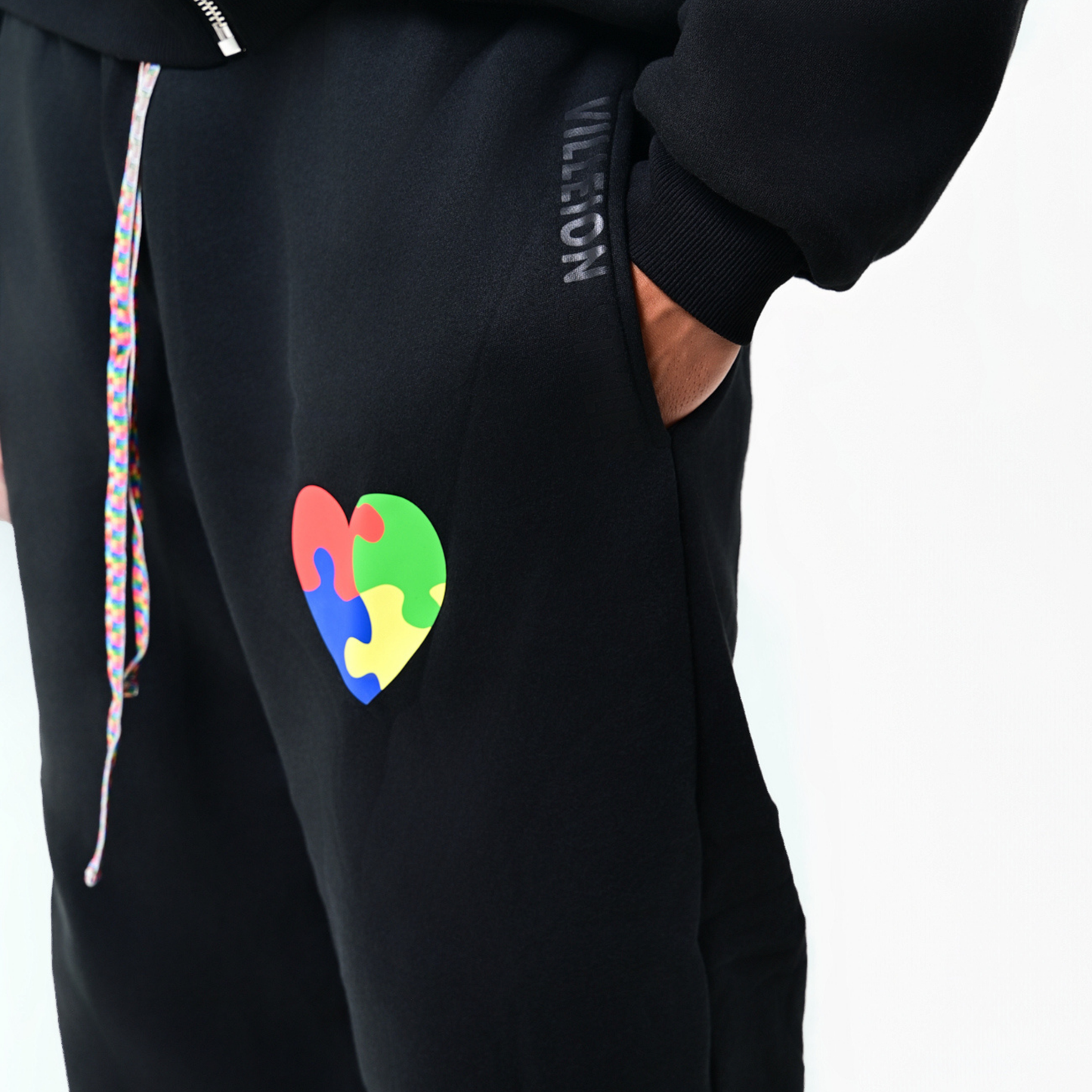 Autism Awareness Premium Jacket — Midnight Black