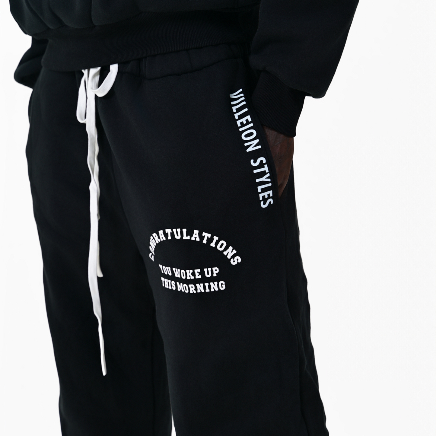 Mind Over Matter Premium Sweatpants — Black