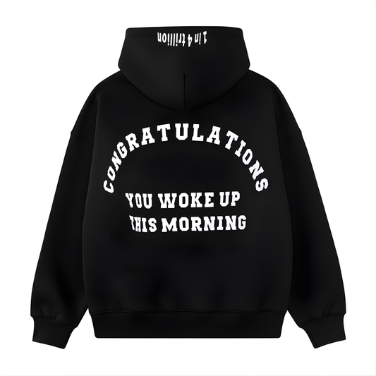 Mind Over Matter Premium Hoodie — Black