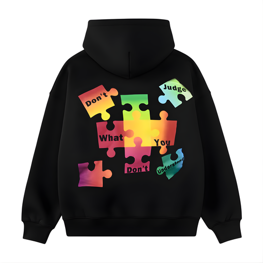 Autism Awareness Premium Jacket — Midnight Black
