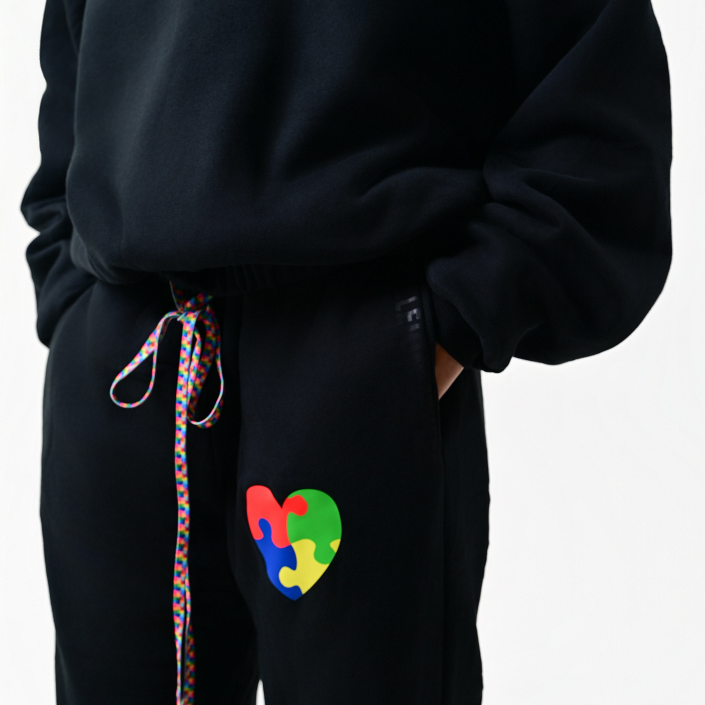 Autism Awareness Premium Jacket — Midnight Black