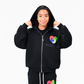 Kids Autism Awareness Premium Jacket — Midnight Black