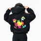 Kids Autism Awareness Premium Jacket — Midnight Black
